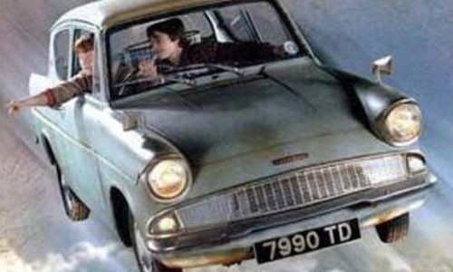 voiture volante du film - Photo de The Harry Potter London Tour by
